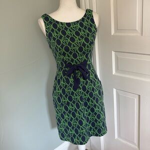 Lilly Pulitzer Evie dress in Ring Pop green navy blue size XS Stretchy